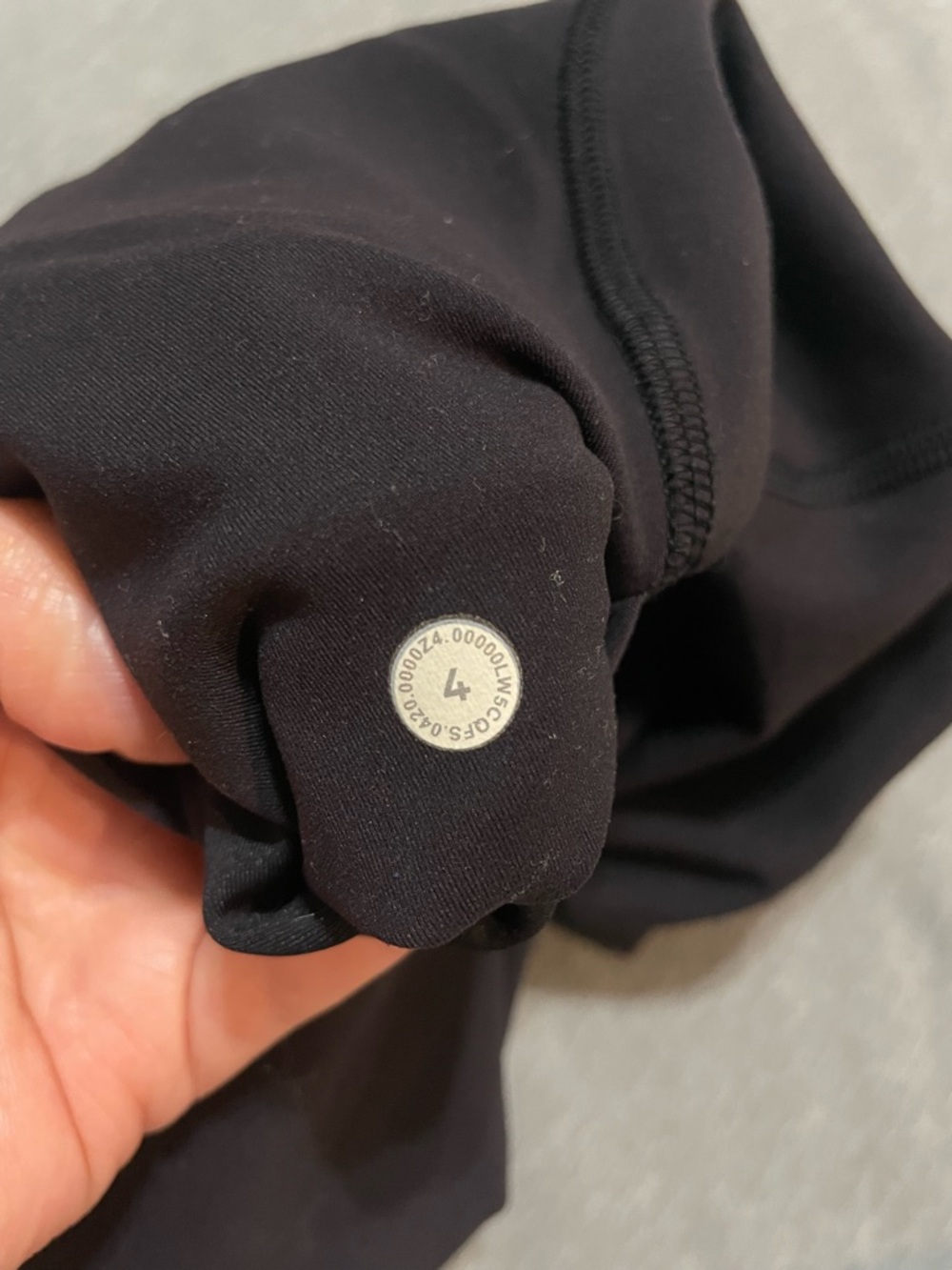 Lululemon Invigorate HR Tight 25 Black Size 4 Leggings Everlux Pockets - Picture 11 of 11
